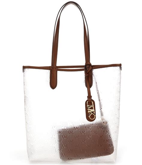 michael kors eliza clear large tote|Michael Kors eliza handbags.